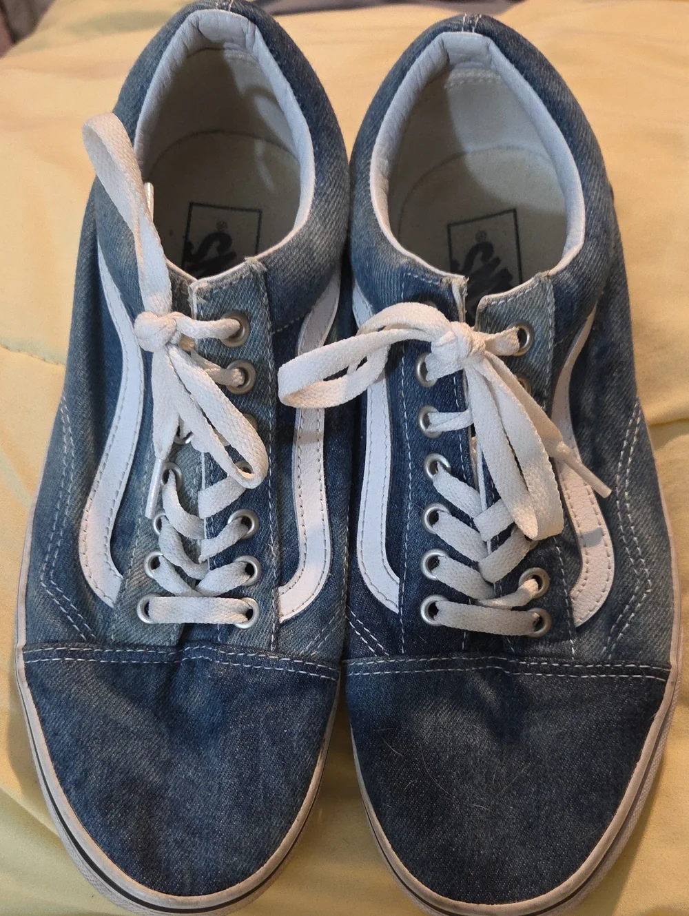 Vans In Denim Material Size 9